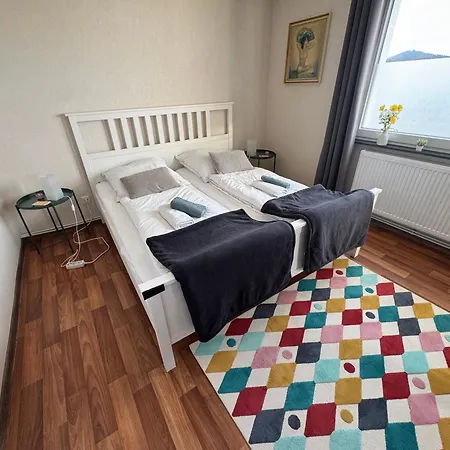 Domo46 Mit Balkon, Waschmaschine & Smart Tv Apartament