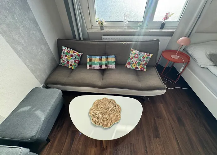 아파트 Domo46 Mit Balkon, Waschmaschine & Smart Tv
